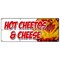 Signmission HOT CHEETOS & CHEESE BANNER SIGN melted mexican chili tex mex food B-96 Hot Cheetos & Cheese - alternate 1